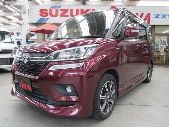 ソリオバンディット ハイブリッドMV ハイブリッドMV スズキセーフティサポート装着車 社外ナビ バックカメラ 両側パワースライドドア プッシュスタート アイドリングストップ ワンオーナー シートヒーター ETC(7枚目)