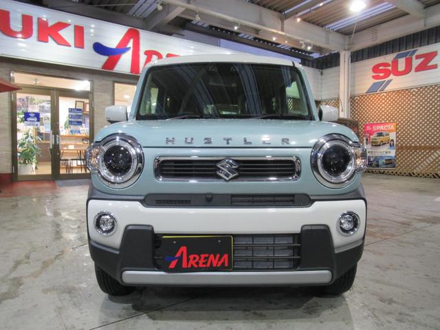 ハスラー ハイブリッドＸ　届出済未使用車　禁煙車　スズキセーフティサポート装着車　全方位モニター付メモリーナビゲーション装着車　シートヒーター　プッシュスタート（2枚目）