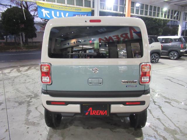 ハスラー ハイブリッドＸ　届出済未使用車　禁煙車　スズキセーフティサポート装着車　全方位モニター付メモリーナビゲーション装着車　シートヒーター　プッシュスタート（3枚目）