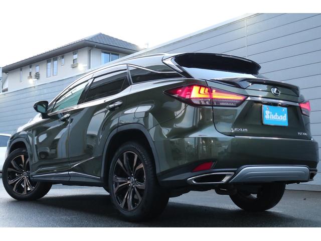 RX RX300 バージョンL 本革シート(オーカー) パノラマルーフ モデリスタバックドアスポイラー 3眼LED アダクティブハイビーム OP20AW(ブロンズ・カラード)ルーフレール 置充電 パノラミックビューモニター(23枚目)