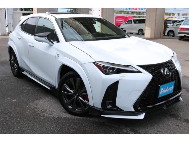 ＵＸ ＵＸ２００　Ｆスポーツ　ワンオーナー　ＴＲＤエアロダイナミクスパッケージ（Ｆ・Ｓ・Ｒ・マフラー）　ＴＲＤエアロフェンダー　本革シート（ブラック）　ムーンルーフ　３眼　パノラミックビュー　ブラインドスポット　オレンジキャリパー（45枚目）