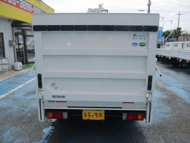 全低床 2.0t全低床 垂直ゲート600kg テーブル1150mm 木製荷台 10尺ボディー(10枚目)