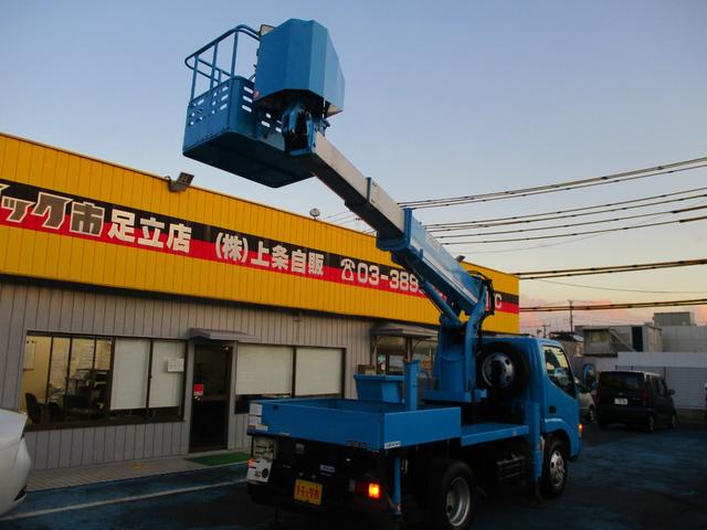 ダイナトラック 　０．５ｔ標準　高床　高所作業車　９．７ｍ　スカイマスター　作業床積載荷重２００ｋｇ　アワメーター３７３７．６ｈ　ＳＲＳ　ＡＢＳ　左電動格納ミラー　社外ＥＴＣ　ドラレコ（11枚目）