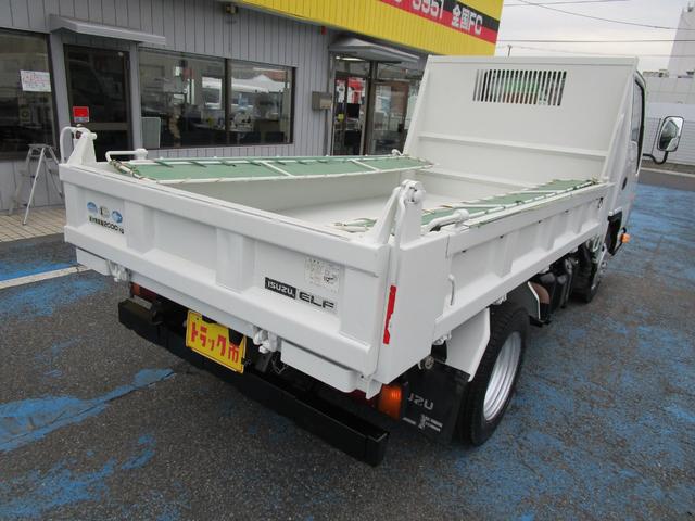 エルフトラック 強化フルフラットローダンプ 3.0ディーゼルターボ 強化3方開ダンプ 左右リヤ回転ピン 左右手動コボレーン キーレス セキュリティー 左電動格納ミラー(8枚目)