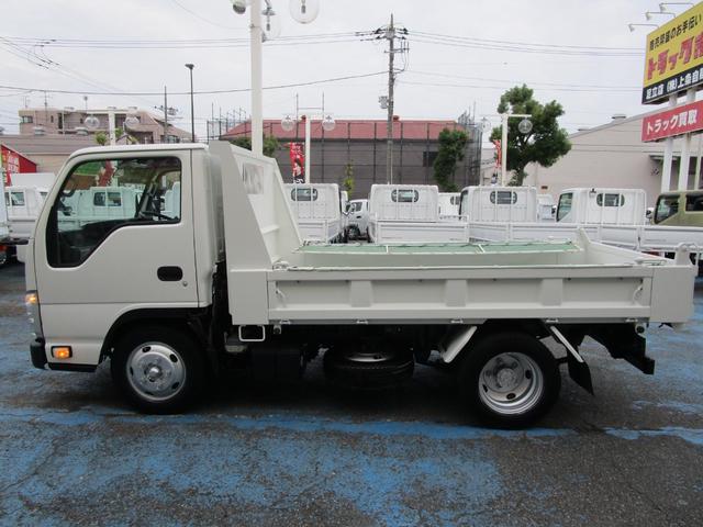 エルフトラック 強化フルフラットローダンプ 3.0ディーゼルターボ 強化3方開ダンプ 左右リヤ回転ピン 左右手動コボレーン キーレス セキュリティー 左電動格納ミラー(13枚目)