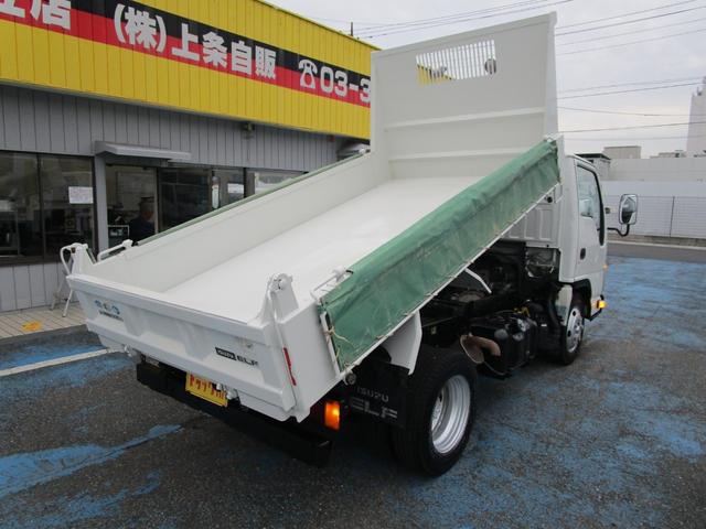 エルフトラック 強化フルフラットローダンプ 3.0ディーゼルターボ 強化3方開ダンプ 左右リヤ回転ピン 左右手動コボレーン キーレス セキュリティー 左電動格納ミラー(19枚目)