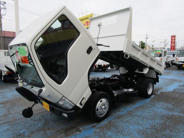 エルフトラック 強化フルフラットローダンプ 3.0ディーゼルターボ 強化3方開ダンプ 左右リヤ回転ピン 左右手動コボレーン キーレス セキュリティー 左電動格納ミラー(38枚目)