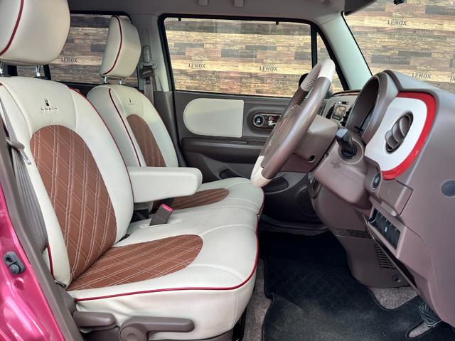 アルトラパンショコラ G キーレスプッシュスタート アイドリングSTOP 左右バニティミラー チルトステアリング シートリフター 専用14インチアルミホイール(9枚目)