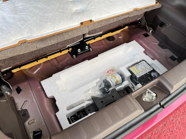 アルトラパンショコラ G キーレスプッシュスタート アイドリングSTOP 左右バニティミラー チルトステアリング シートリフター 専用14インチアルミホイール(35枚目)