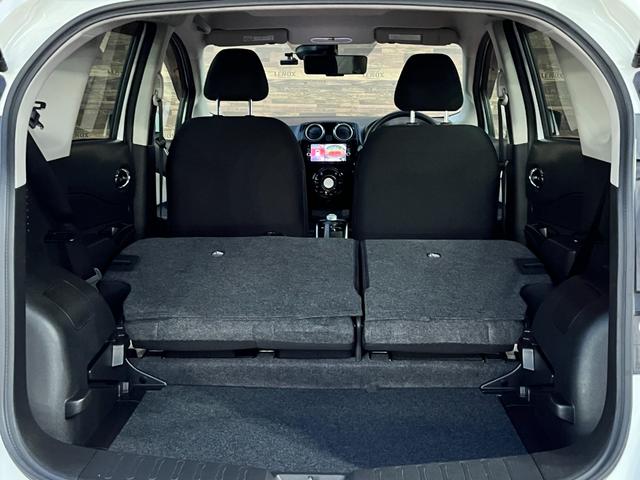 ノート e-パワー X アラウンドビューモニター スマートルームミラー エマージェンシーブレーキ クリアランスソナー ナビ フルセグ BTオーディオ CD録音 ドラレコ ETC車載器 LEDオートライト フォグランプ アルミ(36枚目)