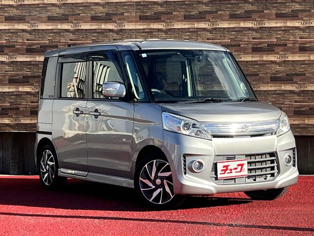 スペーシアカスタム TS レーダーブレーキS スマホ連携ナビ TV BTオーディオ USB/HDMI接続 ステリモ バックカメラ ドラレコ ビルトインETC 両側パワスラ HIDオートライト フォグランプ アイドリングストップ(3枚目)