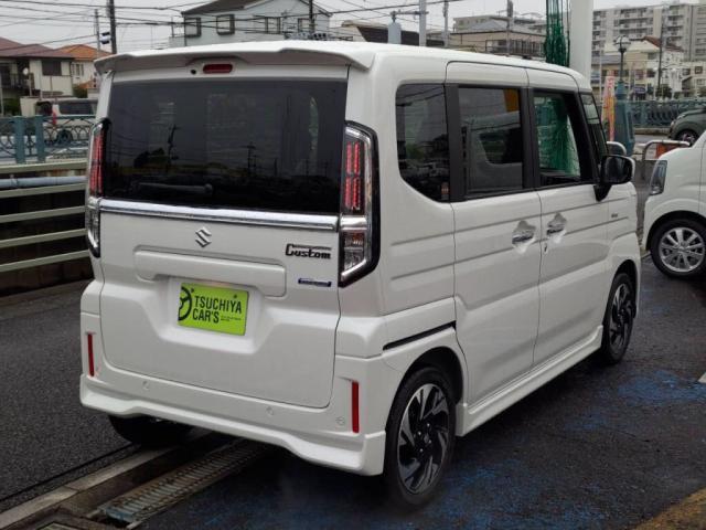 スペーシアカスタム ハイブリッドXS 届出済未使用車 LEDライ両Aドア衝突軽減BオートACキーフ(2枚目)