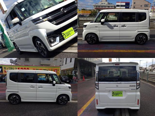 スペーシアカスタム ハイブリッドXS 届出済未使用車 LEDライ両Aドア衝突軽減BオートACキーフ(4枚目)