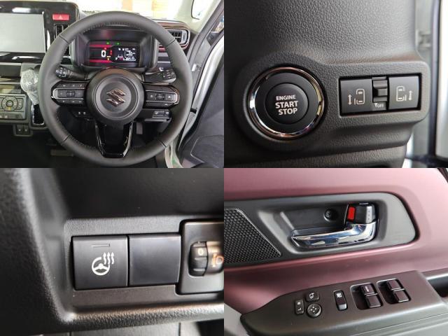 スペーシアカスタム ハイブリッドＸＳ　届出済未使用車　ＬＥＤライ両Ａドア衝突軽減ＢオートＡＣキーフ（6枚目）