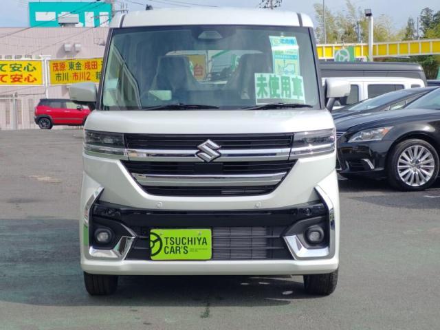 スペーシアカスタム ハイブリッドＸＳ　届出済未使用車　ＬＥＤライ両Ａドア衝突軽減ＢオートＡＣキーフ（9枚目）