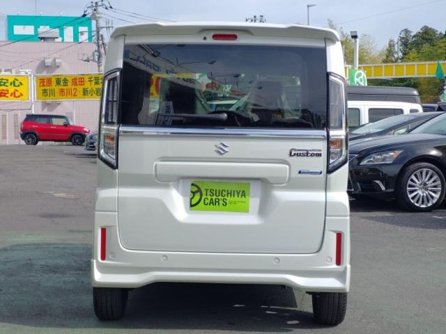 スペーシアカスタム ハイブリッドＸＳ　届出済未使用車　ＬＥＤライ両Ａドア衝突軽減ＢオートＡＣキーフ（10枚目）