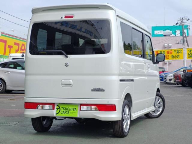 エブリイワゴン PZターボスペシャル 登録済未使用車 LEDライ両Aドア衝突軽減BシートHキーフリ(2枚目)