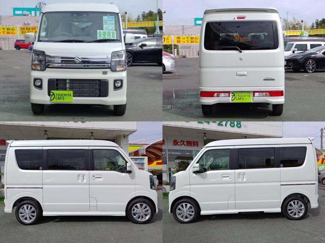 エブリイワゴン PZターボスペシャル 登録済未使用車 LEDライ両Aドア衝突軽減BシートHキーフリ(4枚目)