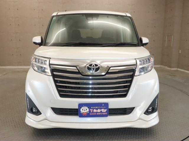 ルーミー カスタムG メモリーナビ 両側電動スライド フルセグ/Bluetooth バックカメラ ETC スマートキー 全方位モニター ドライブレコーダー コーナーセンサー 衝突被害軽減システム オートハイビーム 記録簿(30枚目)