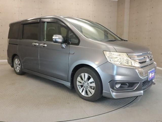 ステップワゴンスパーダ Z 8人乗り メモリーナビ 両側電動スライドドア フルセグ/DVD バックカメラ 後席フリップダウンモニター ETC車載器 スマートキー アイドリングストップ HIDヘッドライト 記録簿(29枚目)