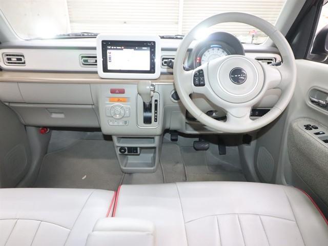 アルトラパン X メモリーナビ 衝突被害軽減システム フルセグ/Bluetooth対応 全方位カメラ ETC LEDヘッドランプ スマートキー アイドリングストップ 純正アルミホイール 記録簿(5枚目)