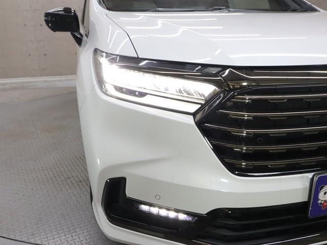オデッセイハイブリッド ｅ：ＨＥＶアブソルート・ＥＸブラックエディション　ワンオーナー　禁煙車　全方位モニター　両側電動スライド　電動リアゲート　フルセグ　ＬＥＤヘッドランプ　スマートキー　電動シート　ＥＴＣ　コーナーセンサー　置くだけ充電　ブラインドスポットモニター（32枚目）
