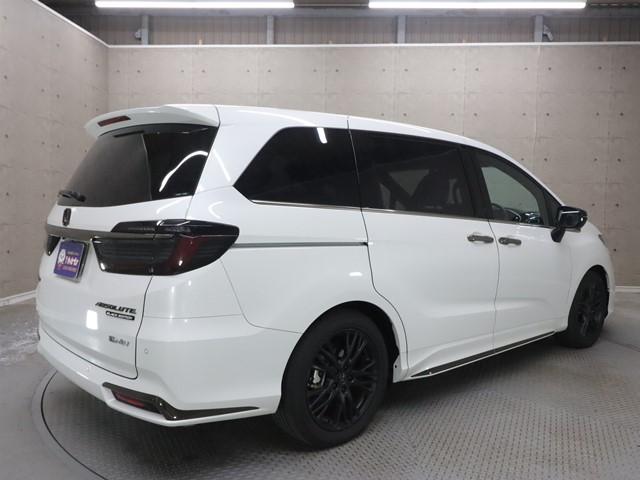 オデッセイハイブリッド e:HEVアブソルート・EXブラックエディション ホンダセンシング 11.4インチナビ 後席モニター 両側電動スライドドア 電動リアゲート フルセグ 全方位モニター ETC車載器 LEDヘッドランプ スマートキー シートヒーター コーナーセンサー(2枚目)