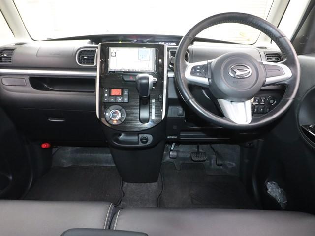 タント カスタムＲＳ　トップエディションＳＡＩＩ　メモリーナビ　両側パワースライドドア　ワンセグ　バックカメラ　ＥＴＣ　ＬＥＤヘッドランプ　スマートキー　キーレス　衝突被害軽減システム　横滑り防止（3枚目）