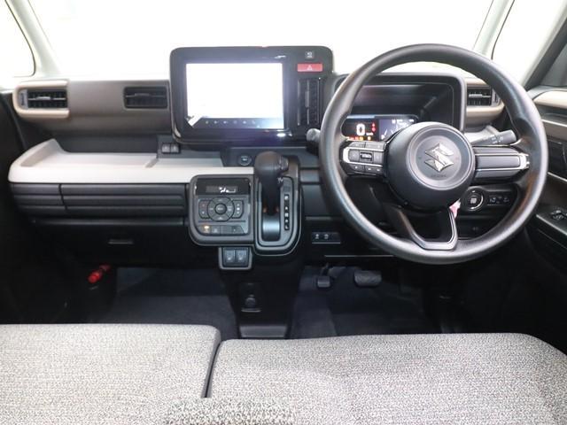 スペーシア ハイブリッドＸ　９インチ全方位モニター付きナビ　両側電動スライドドア　フルセグ　ＬＥＤヘッドランプ　スマートキー　アイドリングストップ　シートヒーター（4枚目）