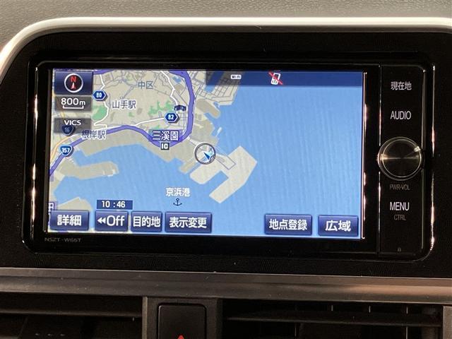 シエンタ ハイブリッドＧ　禁煙車　両側電動スライドドア　シートヒーター　衝突軽減ブレーキ　車線逸脱アラート　ＬＥＤライト　Ｂカメラ　地デジ　１オーナー　ＤＶＤ　　スマキー　横滑り防止システム　メモリナビ　ナビＴＶ　ＥＴＣ（10枚目）