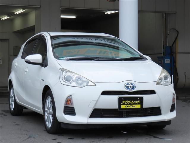 アクア S スマートキープッシュスタート キーレスエントリ ドラレコ付 フルセグ地デジ イモビ ナビ&TV ワンオーナー車 オートエアコン デュアルエアバック ESC Bカメラ パワーウィンドウ AUX端子(2枚目)