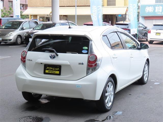 アクア S スマートキープッシュスタート キーレスエントリ ドラレコ付 フルセグ地デジ イモビ ナビ&TV ワンオーナー車 オートエアコン デュアルエアバック ESC Bカメラ パワーウィンドウ AUX端子(3枚目)