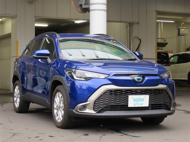 カローラクロス ハイブリッド S 衝突軽減 エアバッグ クルーズコントロール LEDヘッドライト ETC車載器 アルミホイール Bモニター スマートキー ドラレコ キーレス ミュージックプレイヤー接続可 横滑り防止機能 オートエアコン(2枚目)