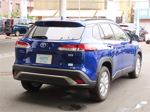 カローラクロス ハイブリッド S 衝突軽減 エアバッグ クルーズコントロール LEDヘッドライト ETC車載器 アルミホイール Bモニター スマートキー ドラレコ キーレス ミュージックプレイヤー接続可 横滑り防止機能 オートエアコン(3枚目)