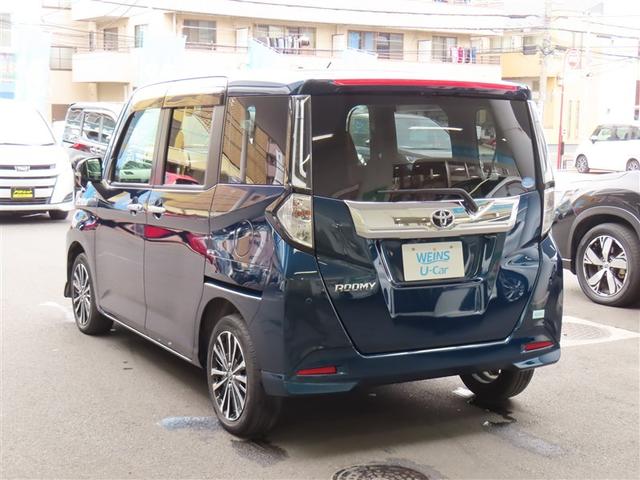 ルーミー カスタムG-T 助手席エアバック 両側オートスライドドア スマートキープッシュスタート LEDライト 1オーナー 横滑り防止機能 クルコン ETC付 アルミホイール キーレス DVD ドラレコ ナビ&TV エアバッグ(4枚目)