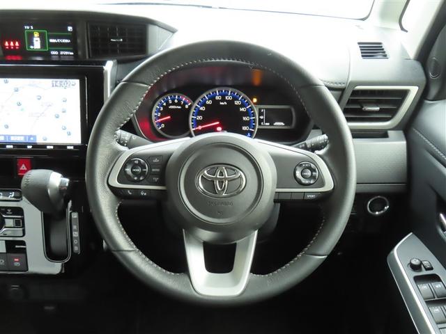 ルーミー カスタムG-T 助手席エアバック 両側オートスライドドア スマートキープッシュスタート LEDライト 1オーナー 横滑り防止機能 クルコン ETC付 アルミホイール キーレス DVD ドラレコ ナビ&TV エアバッグ(6枚目)