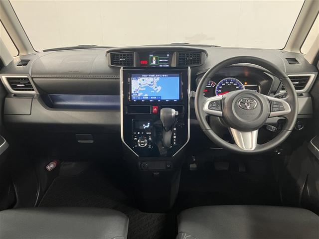 ルーミー カスタムＧ－Ｔ　助手席エアバック　両側オートスライドドア　スマートキープッシュスタート　ＬＥＤライト　１オーナー　横滑り防止機能　クルコン　点検記録簿　ＥＴＣ付　アルミホイール　キーレス　ＤＶＤ　ドラレコ　ナビ＆ＴＶ（5枚目）