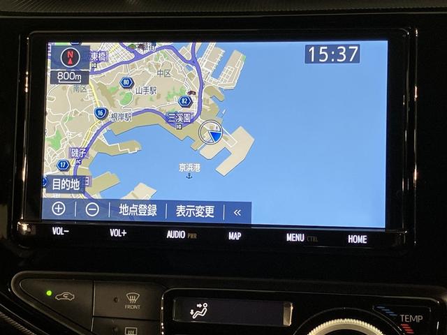 アクア Ｓスタイルブラック　ＡＵＸ端子　バックモニタ－　地デジフルセグ　ナビＴＶ　イモビライザー　ＬＥＤライト　スマートキープッシュスタート　ＥＴＣ付き　Ｗエアバッグ　キーフリ　メモリーナビゲーション　横滑り防止装置付き　ＡＢＳ（6枚目）