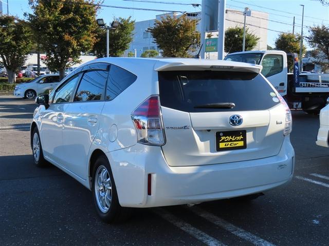 プリウスアルファ Ｓ　後期モデル　５８０００ｋｍ　衝突軽減・横滑り防止・盗難防止装置　ＡＴハイビーム　純正メモリーナビ　地デジＴＶ　バックガイド付きカメラ　レーンキープアシスト　ＥＴＣ　全国トヨタ店対応ロングラン保証（4枚目）