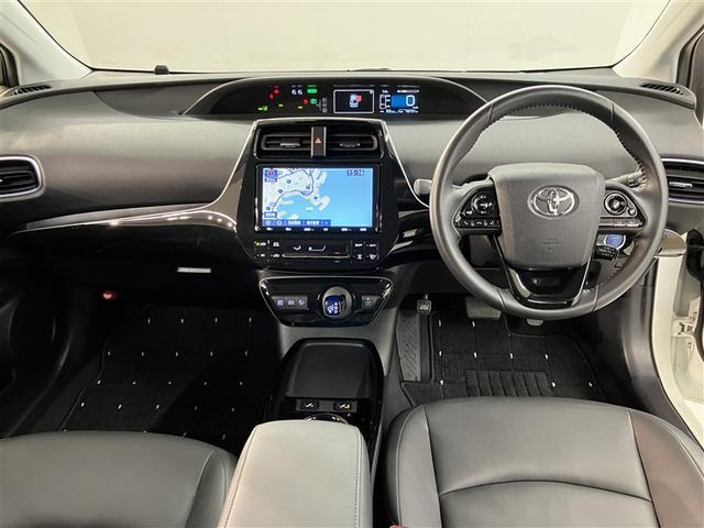 プリウス Aツーリングセレクション 9インチ純正メモリーナビ Bluetooth ヒーター付PWシート フルセグ バックガイド付カメラ 追従クルコン 衝突軽減・横滑り&盗難防止装置 レーンキープアシスト 全国トヨタ店対応ロングラン保証(5枚目)