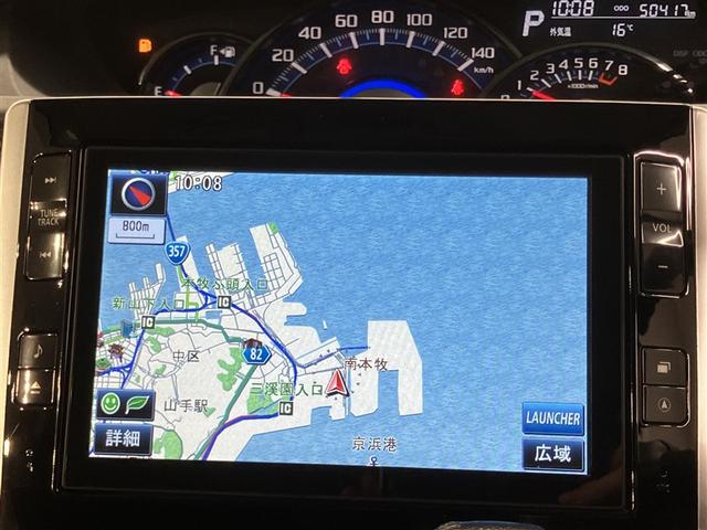 タント カスタムＲＳ　ＳＡ　純正メモリーナビ　バックガイド付きカメラ　Ｂｌｕｅｔｏｏｔｈ　両側電動スライドドア　ＥＴＣ　衝突軽減・横滑り防止・盗難防止装置　スマートキー　エコアイドル　純正アルミ　全国トヨタ店対応ロングラン保証（7枚目）