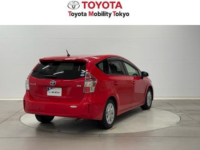 プリウスアルファ S ワンオーナ スマキー 盗難防止システム 地デジTV 整備記録簿 パワーウィンドウ ESC 運転席エアバッグ サイドカーテンエアバック デュアルエアバック ETC車載器 キーレスエントリー アルミ(2枚目)