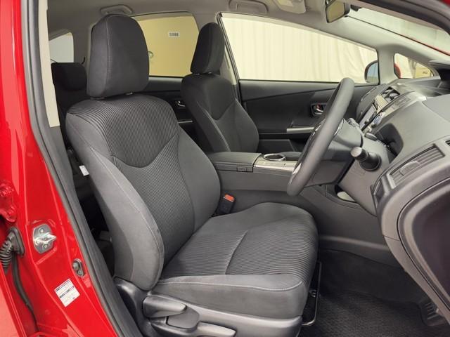 プリウスアルファ S ワンオーナ スマキー 盗難防止システム 地デジTV 整備記録簿 パワーウィンドウ ESC 運転席エアバッグ サイドカーテンエアバック デュアルエアバック ETC車載器 キーレスエントリー アルミ(14枚目)