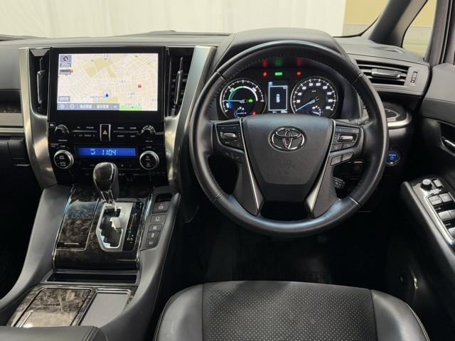 アルファードハイブリッド S タイプゴールドII ICS フルセグ パノラミックビュー ブラインドスポット CD DVD Bluetooth 後席モニター AC100 ドライブレコーダー LEDヘッドライト 両側電動スライドドア ETC2.0(4枚目)