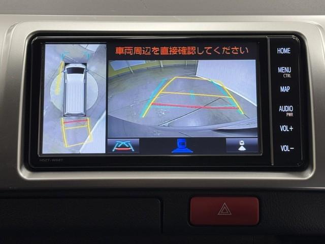 ハイエースバン ロングスーパーＧＬ　フルフラット　リアカメラ　ＳＲＳ　Ｗエアコン　横滑り防止装置付　盗難防止機能　キーレス　スマートエントリー　ＤＶＤ視聴可　エアコン　パワステ　ナビＴＶ　ＥＴＣ　ミュージックプレイヤー接続可　ＡＢＳ（6枚目）