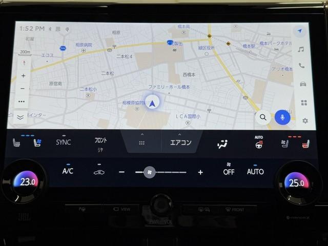 ヴェルファイアハイブリッド エグゼクティブラウンジ　サンルーフ　革シート　両側パワースライドドア　アルミホイール　オートクルーズコントロール　ＤＶＤ再生　スマートキー　ドラレコ　記録簿　３列シート　キーレスエントリー　ＥＴＣ　メモリーナビ　エアバッグ（5枚目）