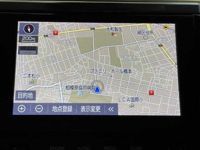 アルファード ２．５Ｓ　両側電動パワースライドドア　サンル－フ　地上デジタル　Ｗエアコン　フルオートエアコン　盗難防止システム　横滑り防止　ＡＷ　クルーズＣ　ナビ＆ＴＶ　パワーステアリング　メモリナビ　点検記録簿　エアバック（5枚目）