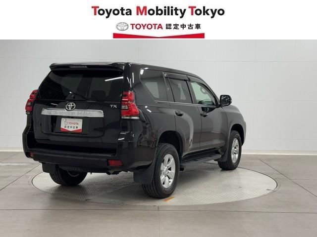 ランドクルーザープラド ＴＸ　Ｌパッケージ　整備記録簿　横滑り防止機能　Ｂカメ　ナビＴＶ　衝突被害軽減　ワンオーナ　アルミ　運転席パワーシート　フルタイム４ＷＤ　本皮シート　クルコン　メモリーナビ　ＥＴＣ車載器　キーフリー　カーテンエアバッグ（2枚目）