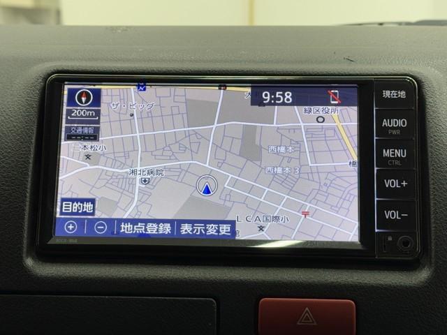 ハイエースバン ロングDX ダブルエアコン 助手席エアバッグ ブレーキサポート リアカメラ PW 運転席エアバッグ ナビテレビ 横滑り防止 整備点検記録簿 イモビ付 パワーステアリング エアコン ミュージックプレイヤー接続可(5枚目)