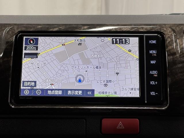 ハイエースバン スーパーＧＬ　ダークプライムＩＩ　ＡＣ　助手席エアバック　フルフラットシート　地デジ　盗難防止システム　ドライブレコーダ　４ＷＤ車　ＥＴＣ付き　ＤＶＤ　ＬＥＤヘッドランプ　エアＢ　ナビ＆ＴＶ　ミュージックプレイヤー接続可　メモリーナビ（5枚目）